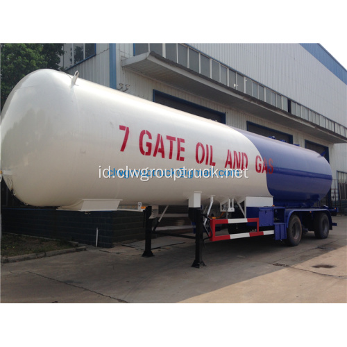 Pabrik Semi 30tons Trailer Tangki Lpg